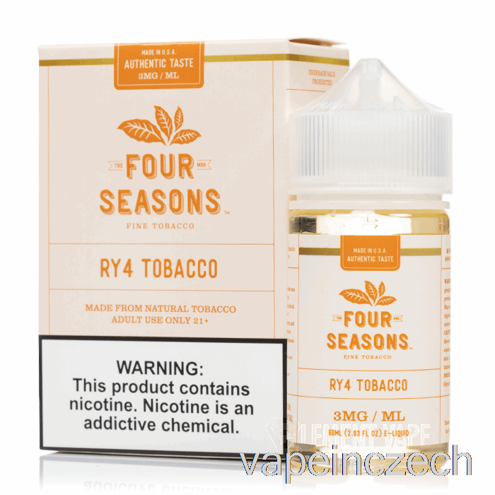 Ry4 Tabák - čtyři Roční Období - 60ml 18mg Vape Pero